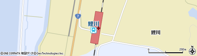 鯉川駅周辺の地図