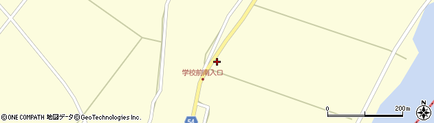 秋田県男鹿市福米沢福田59周辺の地図