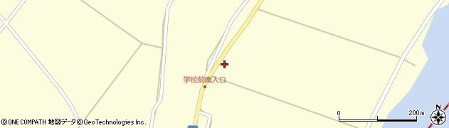 秋田県男鹿市福米沢福田2周辺の地図