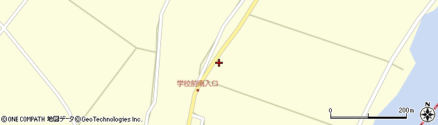秋田県男鹿市福米沢福田62周辺の地図