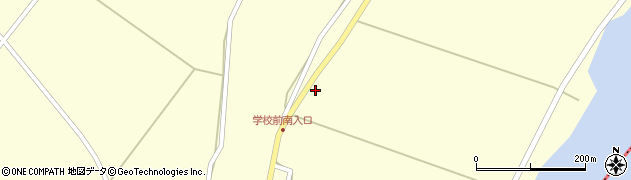 秋田県男鹿市福米沢福田周辺の地図