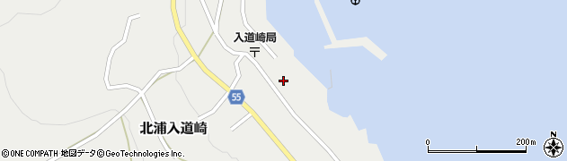 秋田県男鹿市北浦入道崎嶋畑周辺の地図