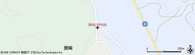 黒崎小学校前周辺の地図