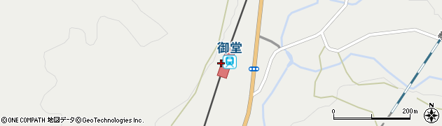 御堂駅周辺の地図