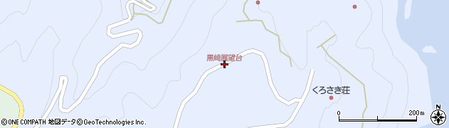 黒崎展望台周辺の地図