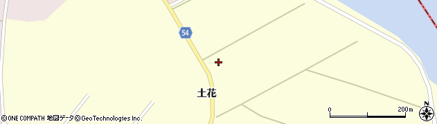 秋田県男鹿市福米沢（土花家ノ下）周辺の地図
