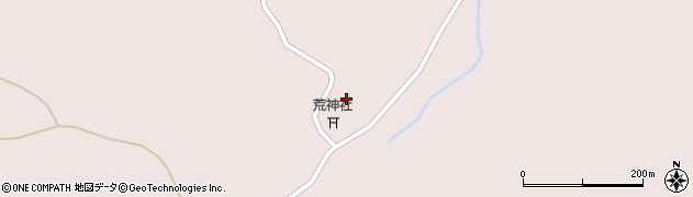秋田県男鹿市野石（箒台）周辺の地図