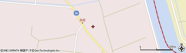 秋田県男鹿市野石（牛踏）周辺の地図