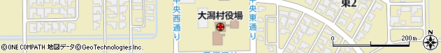 秋田県南秋田郡大潟村周辺の地図