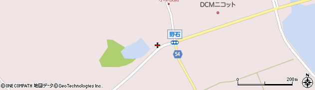 秋田県男鹿市野石才ノ神54周辺の地図