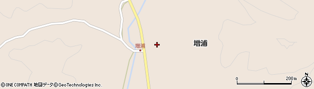 秋田県山本郡三種町上岩川増浦137周辺の地図