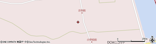 秋田県男鹿市野石（牛沢）周辺の地図