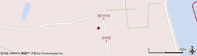秋田県男鹿市野石宮沢118周辺の地図