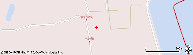 秋田県男鹿市野石（芭蕉）周辺の地図