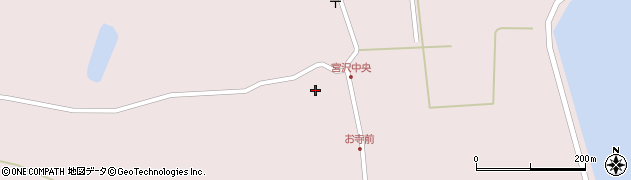秋田県男鹿市野石宮沢105周辺の地図