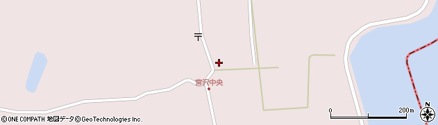 秋田県男鹿市野石宮沢44周辺の地図