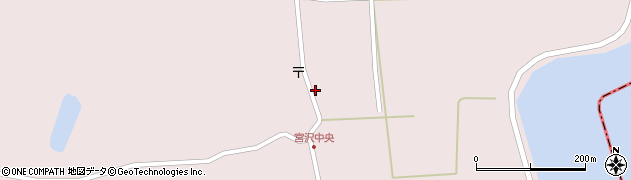 秋田県男鹿市野石（宮沢）周辺の地図