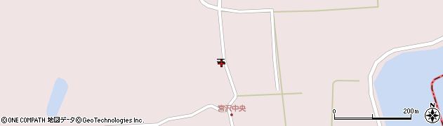 秋田県男鹿市野石宮沢33周辺の地図