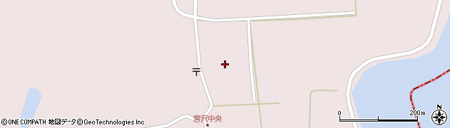 秋田県男鹿市野石宮沢17周辺の地図