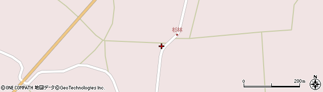 秋田県男鹿市野石大場沢周辺の地図