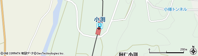 小渕駅周辺の地図