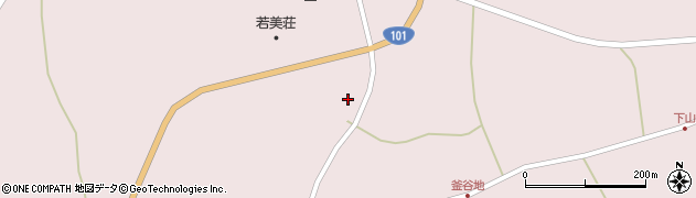 秋田県男鹿市野石大場沢台周辺の地図