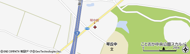 秋田県山本郡三種町鹿渡盤若台128周辺の地図