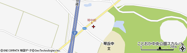 秋田県三種町（山本郡）鹿渡（盤若台）周辺の地図