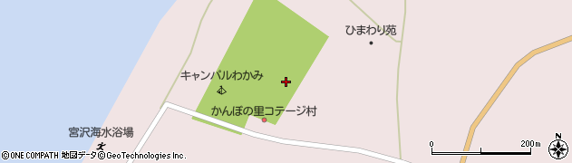 かんぼの里コテージ村周辺の地図