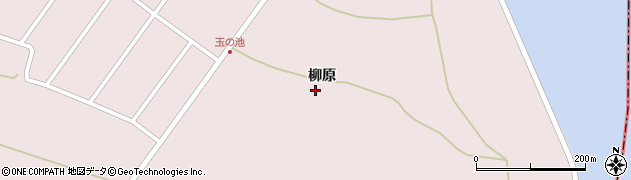 秋田県男鹿市野石柳原203周辺の地図