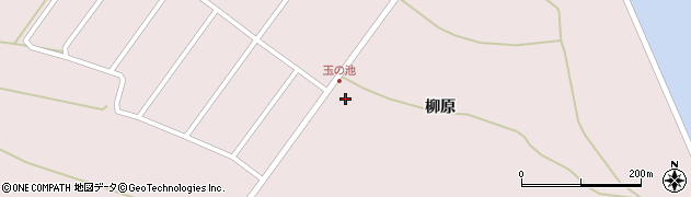秋田県男鹿市野石柳原193周辺の地図