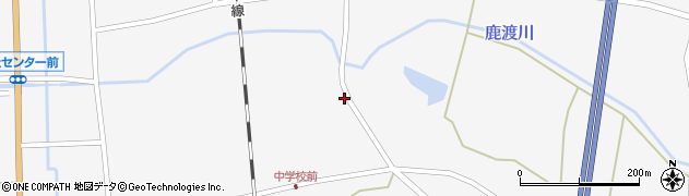 秋田県山本郡三種町鹿渡一本木86周辺の地図