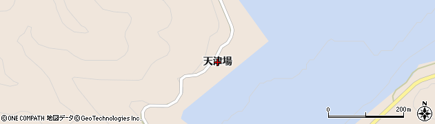 秋田県北秋田市森吉（天津場）周辺の地図