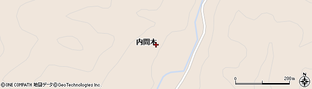 岩手県久慈市山形町小国内間木周辺の地図