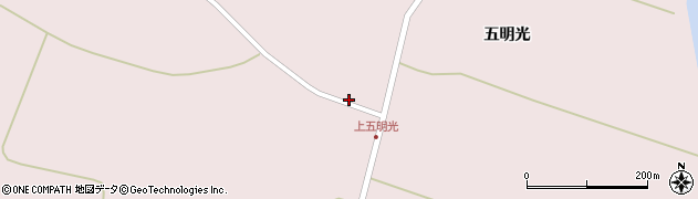 秋田県男鹿市野石萩ノ森周辺の地図
