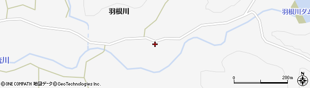 秋田県山本郡三種町鹿渡羽根川家ノ下周辺の地図