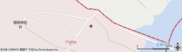 秋田県男鹿市野石（葛田）周辺の地図
