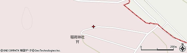 秋田県男鹿市野石五明光48周辺の地図