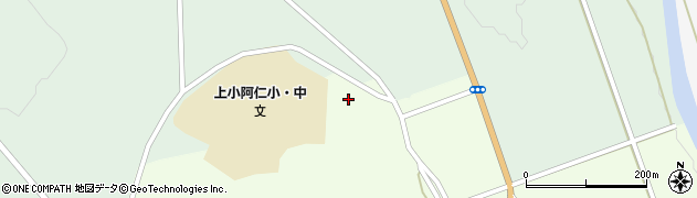 秋田県北秋田郡上小阿仁村福舘菅生沢周辺の地図
