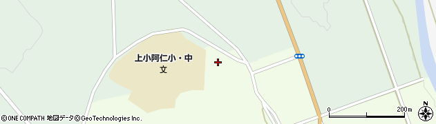 秋田県上小阿仁村（北秋田郡）福舘（菅生沢）周辺の地図
