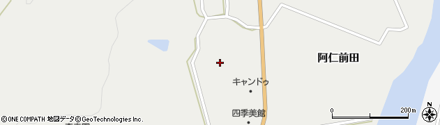 秋田県北秋田市阿仁前田大道上周辺の地図