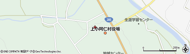 上小阿仁村役場　会計周辺の地図