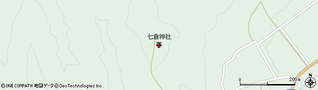 七倉神社周辺の地図