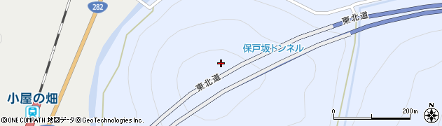 保戸坂トンネル周辺の地図