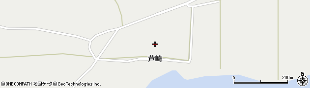 秋田県山本郡三種町芦崎入口414周辺の地図