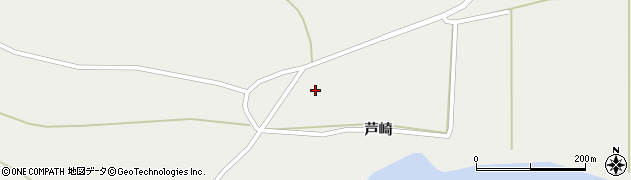 秋田県山本郡三種町芦崎入口42周辺の地図