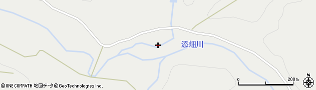 添畑川周辺の地図