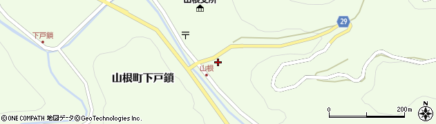 岩手県久慈市山根町下戸鎖（第４地割）周辺の地図