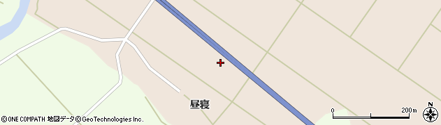 秋田県三種町（山本郡）森岳（下谷地）周辺の地図