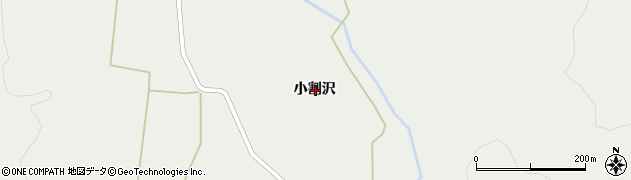 秋田県鹿角市八幡平小割沢周辺の地図